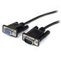 StarTech.com StarTech.com 1m Black Straight Through DB9 RS232 Serial Cable - DB9 RS232 Serial Extension Cable - Male to Female Cable (MXT1001MBK)