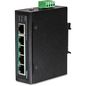 TRENDnet TI-PE50 5-Port Industrial Fast Ethernet PoE+ DIN-Rail Switch